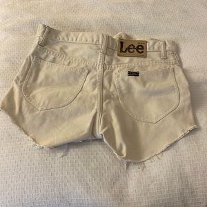 Vintage Lee denim shorts
